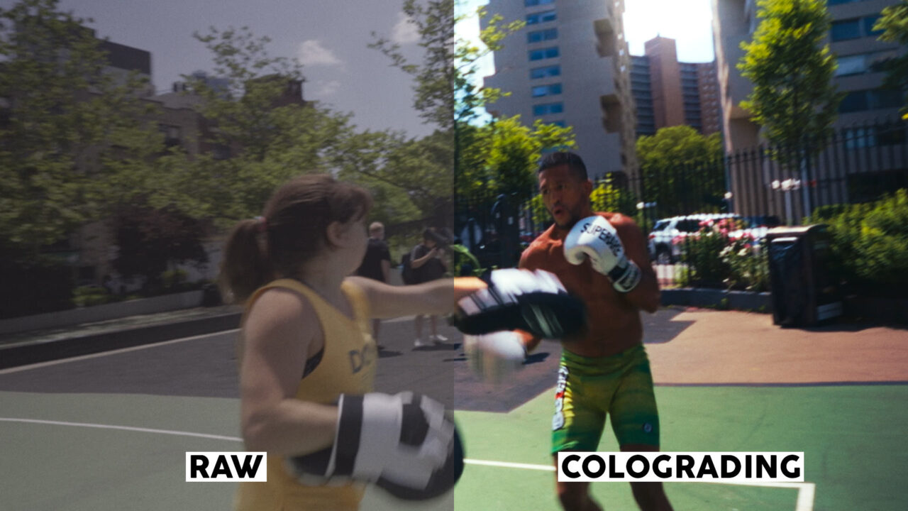 Boxing Chinatown Raw vs Colorgrading